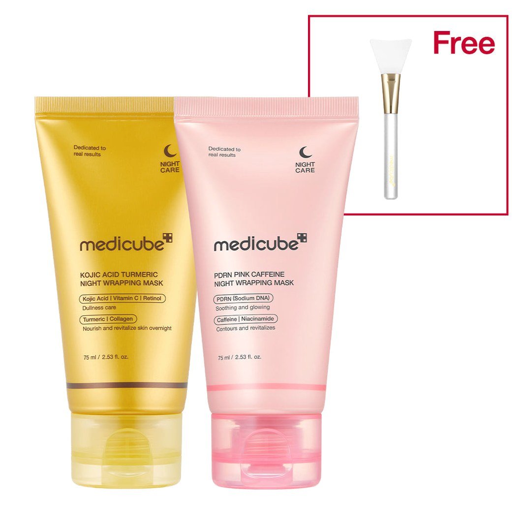 PDRN Pink Caffeine Overnight Wrapping Mask - Medicube